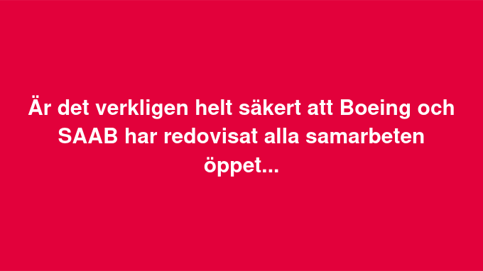 Öppen Samarbetsredovisning?..