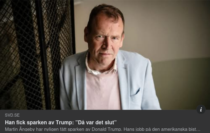 Grok Med SvD Om Trump-Avskedad Svensk