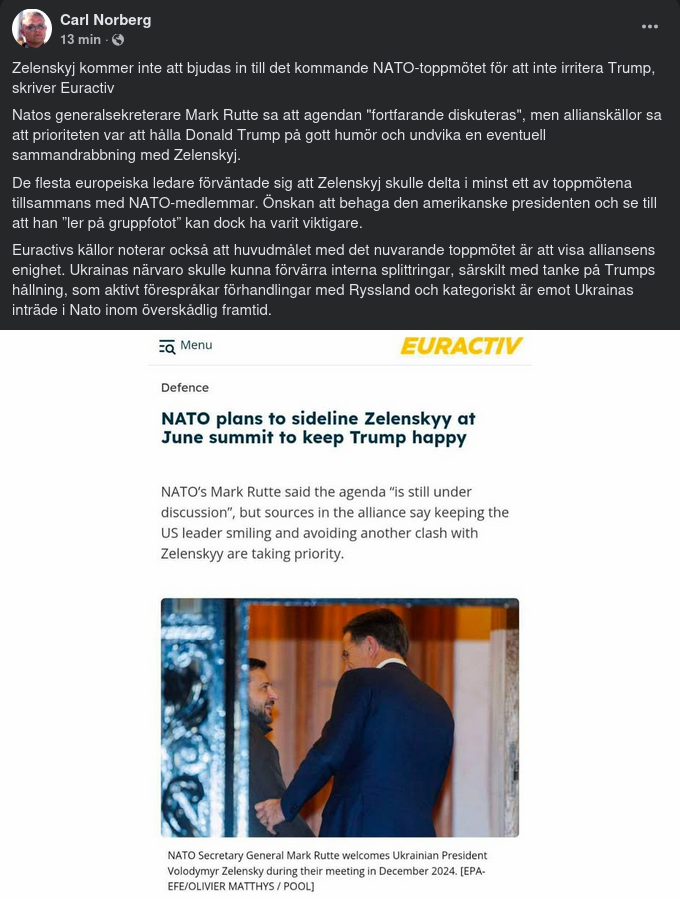 Ingen Inbjuden Zelensky Till NATO-Toppmöte