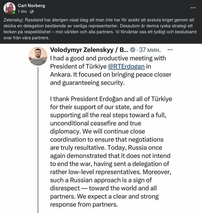 Zelensky Om Ryssland Respektive Turkiet