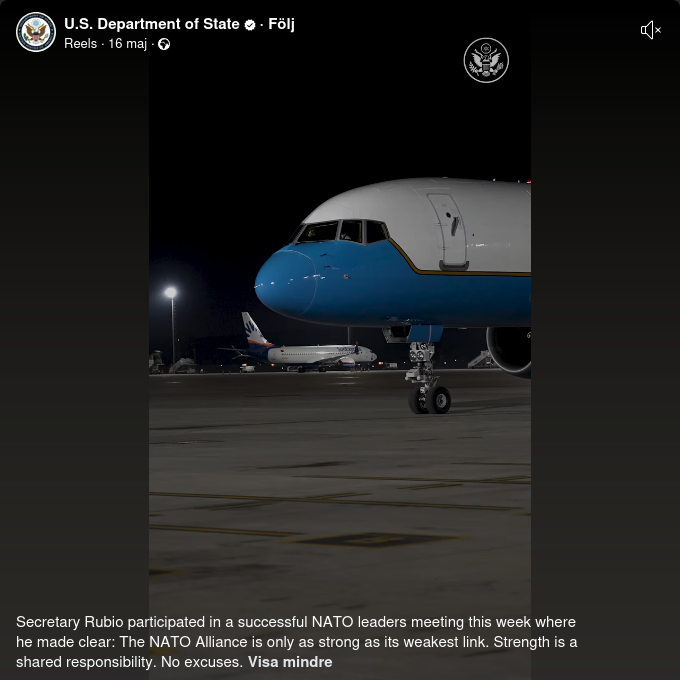 Rubio På Nato-Möte