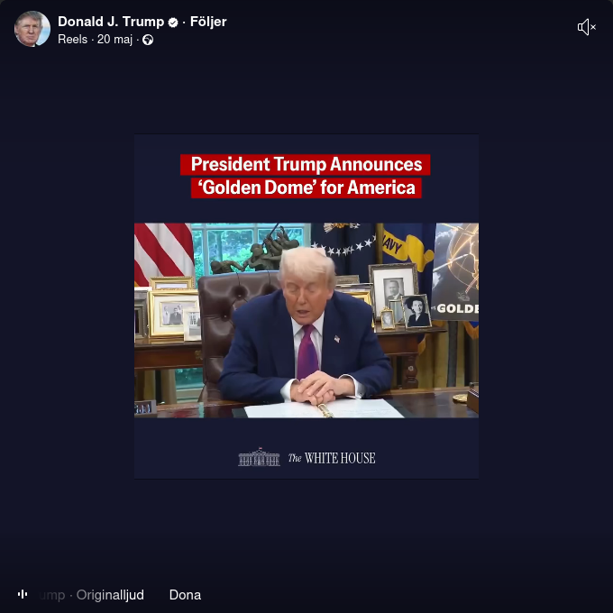 Golden Dome För Amerika