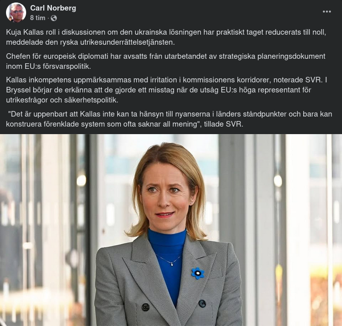 Inkompetent Kaja Noterad Av SVR