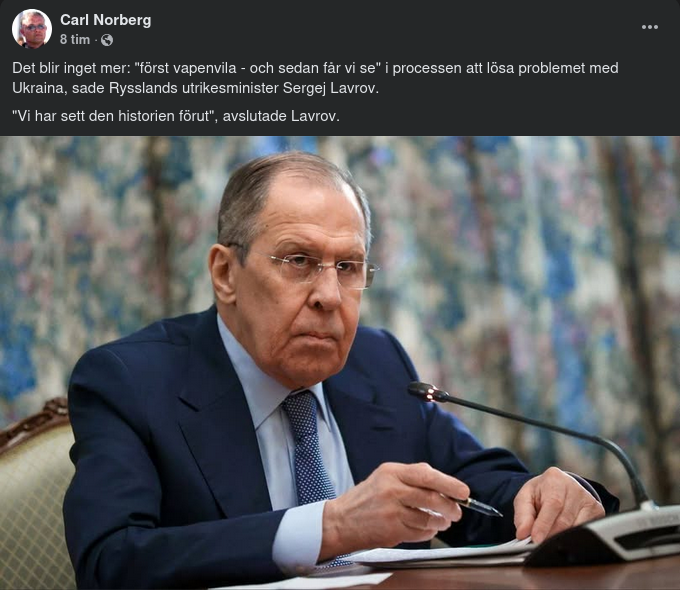 Ingen Repris För Ryssland