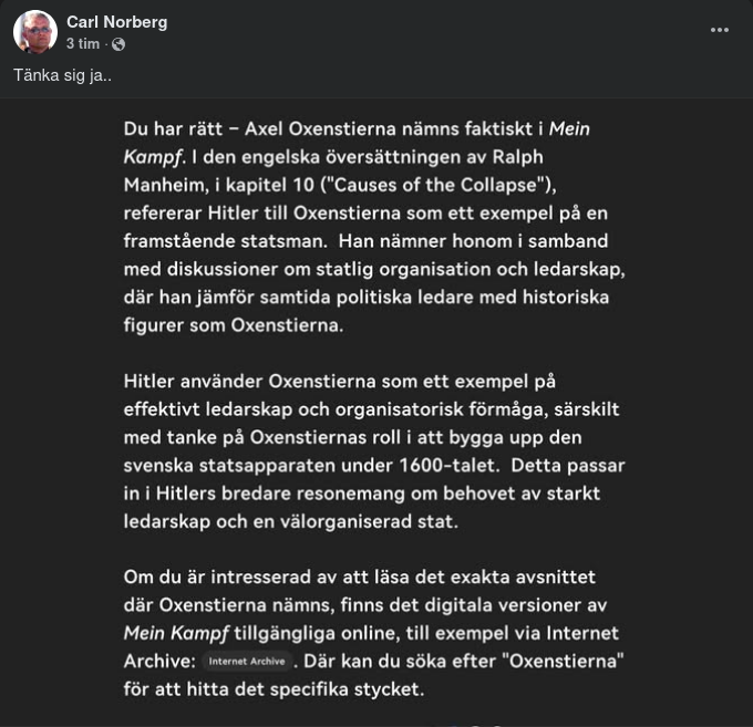 Oxenstierna I Engelska Mein Kampf