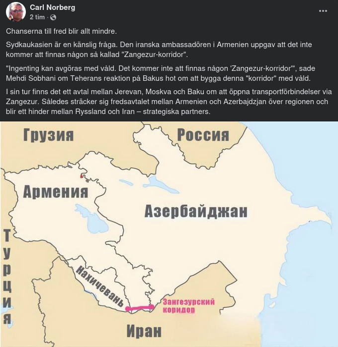 Zangezur-Korridoren I Sydkaukasien