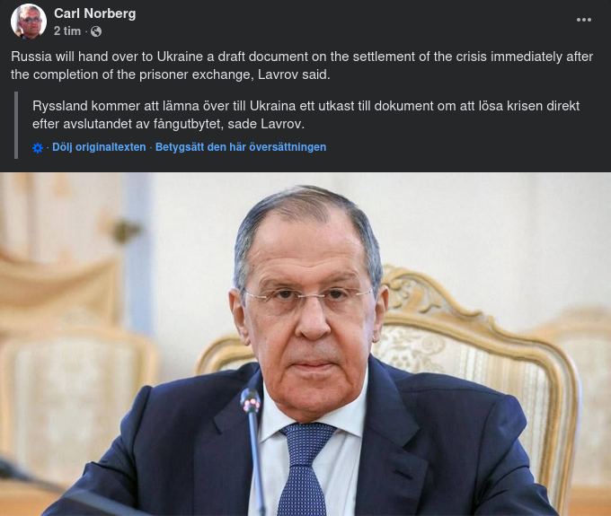 Fångutbyte & Rysk Dokumentöverlämning