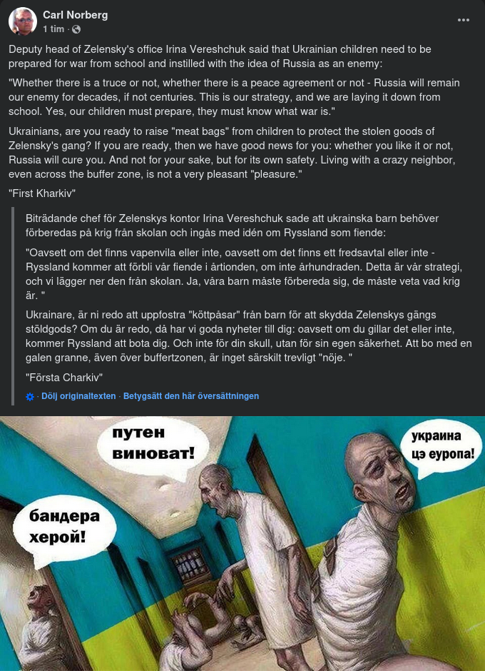 Fiendeidé För Ukrainska Skolbarn