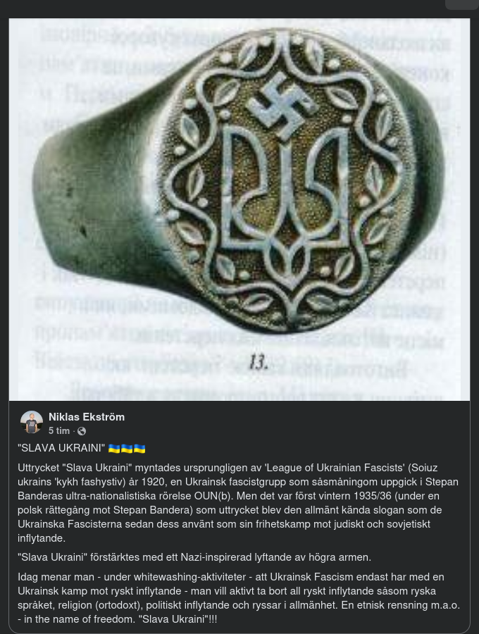 Ursprunget Till SLAVA UKRAINI