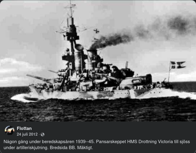 Pansarskeppet HMS Drottning Victoria