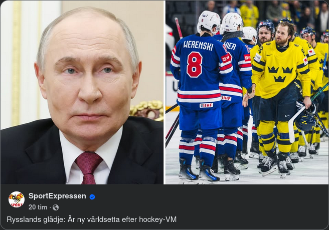 Ishockeyglada Ryssar