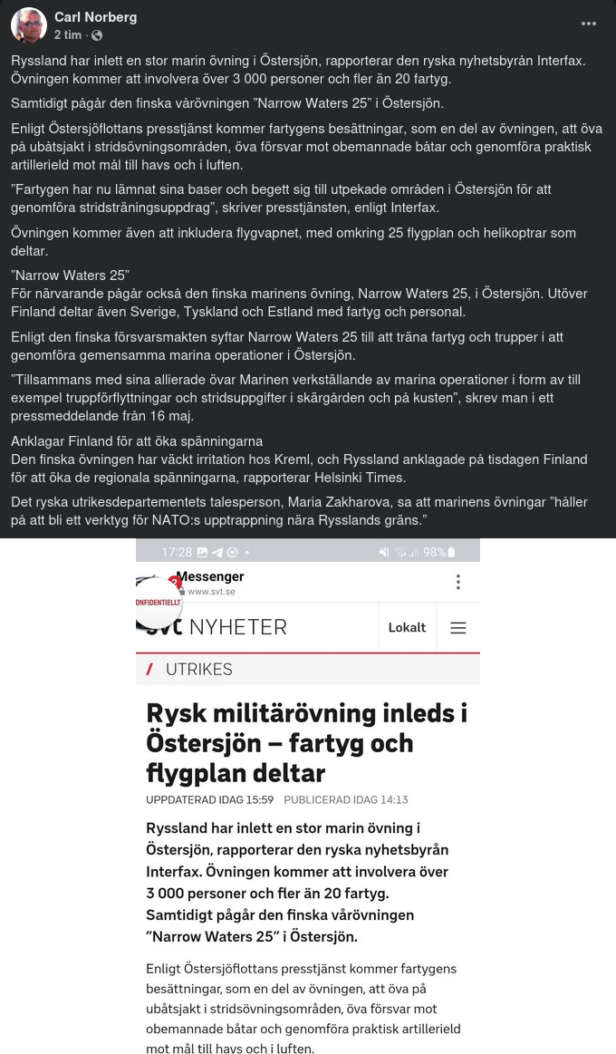 Rysk Östersjöövning