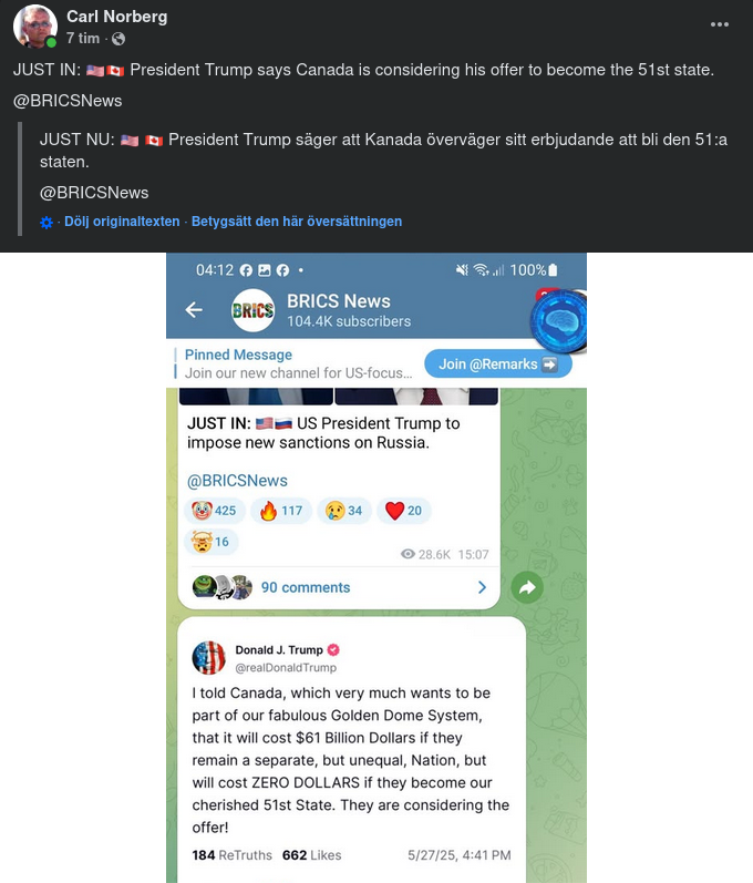 Kanadensiskt Statsbildningserbjudningsövervägande