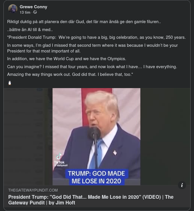 Trump & Gudomlig Planering