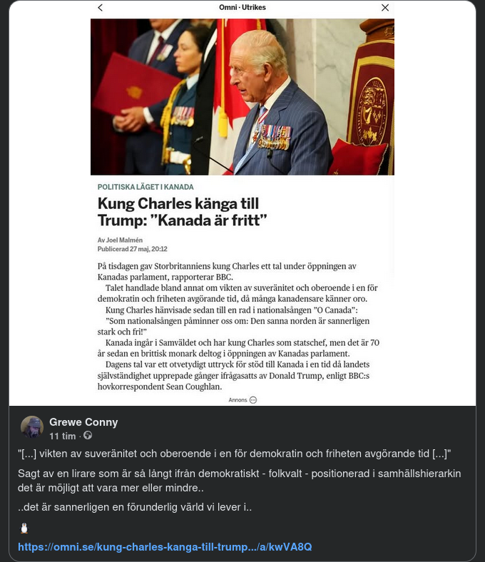 Kunglig Retorik I Kanada