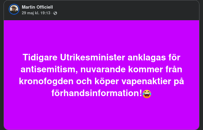 Svenska Utrikesministrar