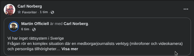 AI Om Medborgarjournalistisk Yttrandefrihet  Kopplat Till Kronofogdeutmätningar