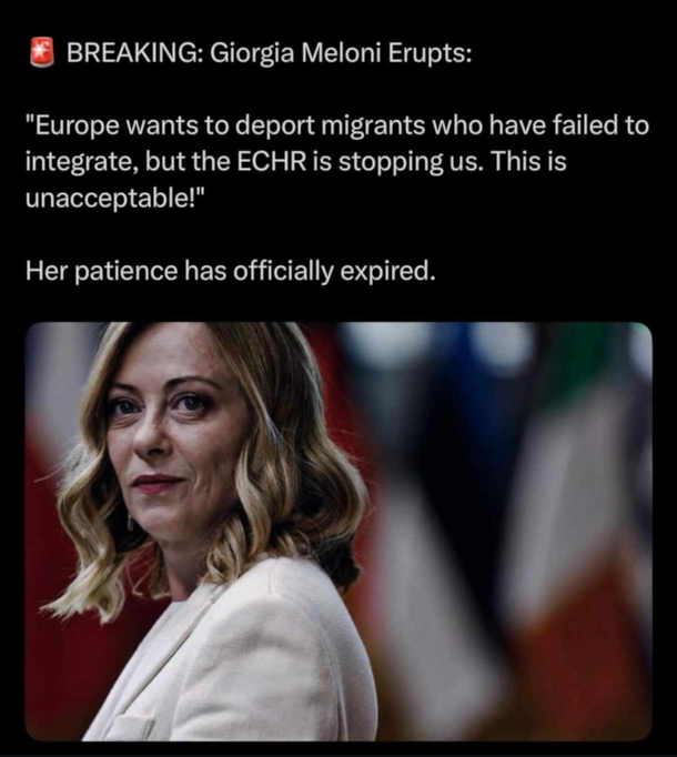 Giorgia Melon Får Ett Utbrott