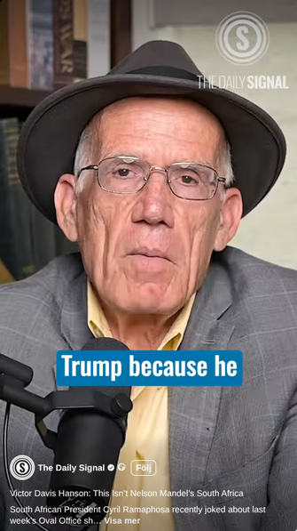 Victor Davis Hanson Om Sydafrika & USA