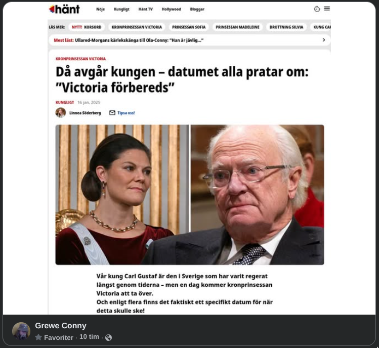 Kungens Avgångsdatum Alla Pratar Om