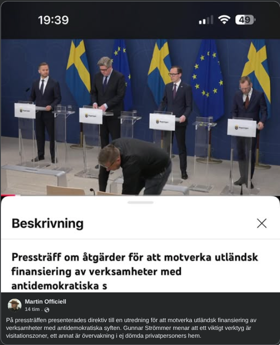 Hur Motverka Utländsk Finansiering Av Verksamheter Med Antidemokratiska Syften