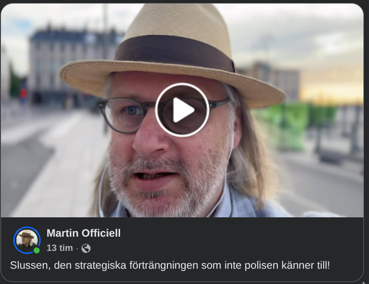 Strategisk Förträngning Polisen Inte Känner Till