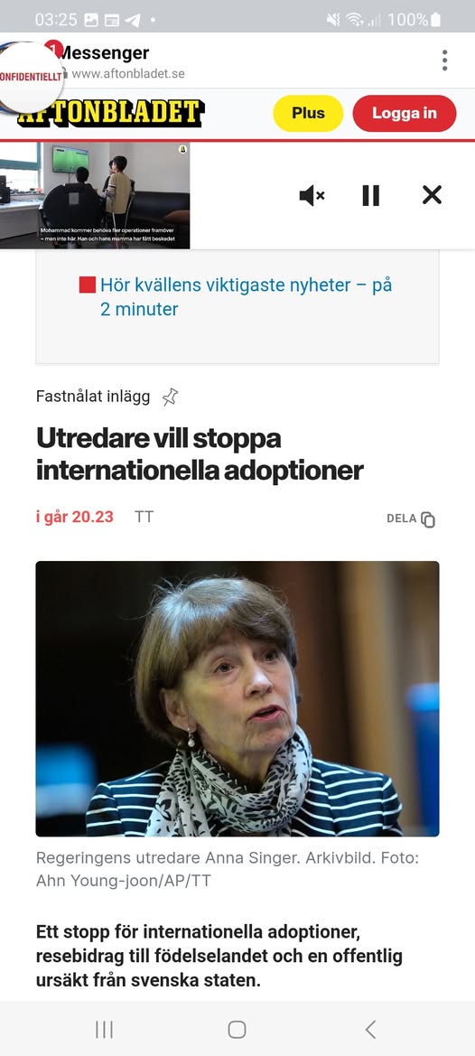 Utredare Vill Ha Stopp För Internationella Adoptioner