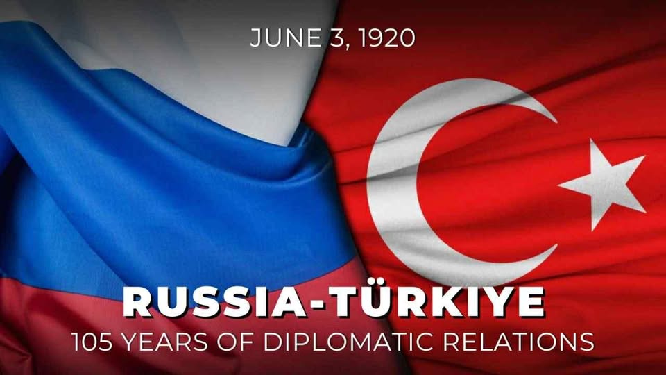 105 Års Diplomatiska Relationer Mellan Ryssland & Turkiet