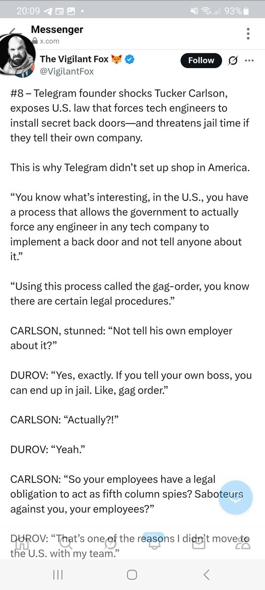 Hemligt Bakdörrskrav