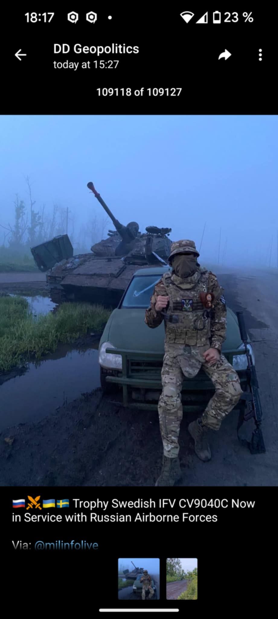 Svensk Trofé I Rysk Tjänst