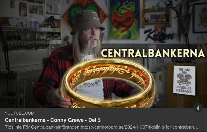 Conny Tjötar Om Centralbanksutbredningen