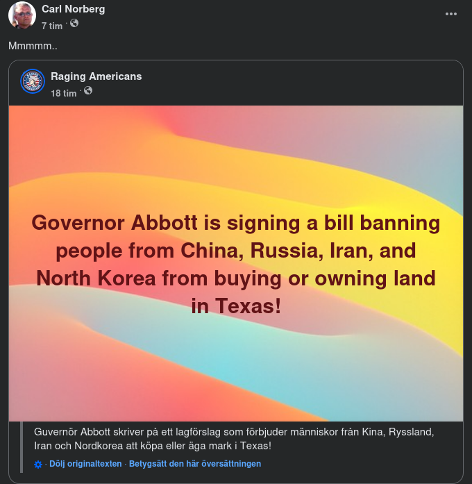 Förbjudna Att Äga Land I Texas