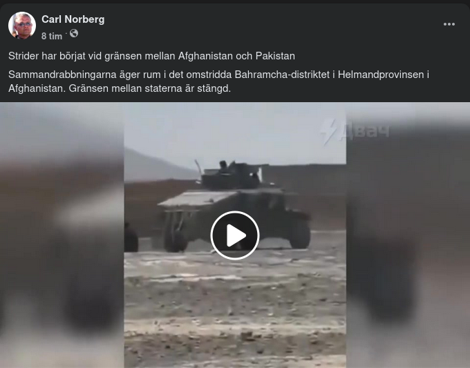 Strider Vid Gränsen Afghanistan - Pakistan