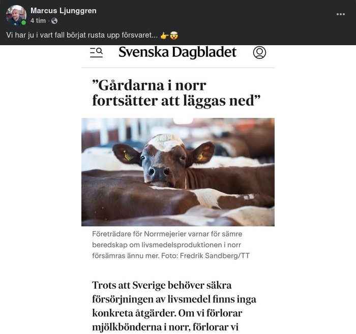 Gårdsnedläggning I Norr