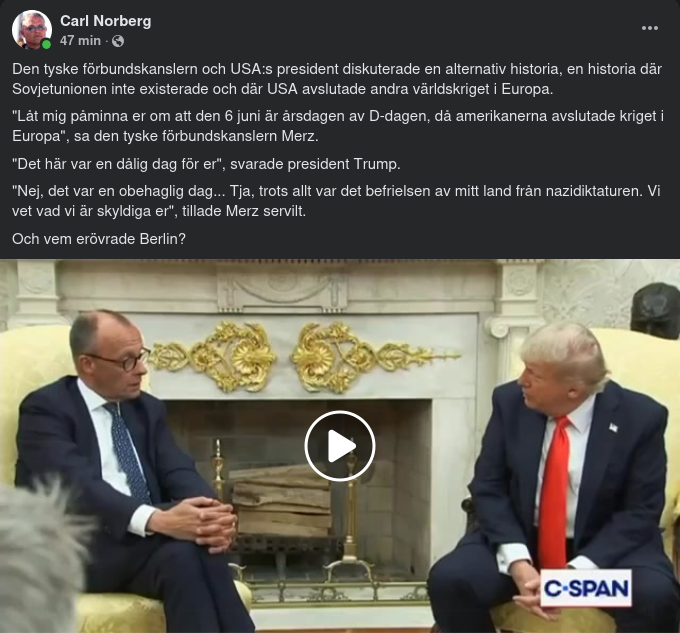 En Obehaglig Tysk Dag I Vita Huset..