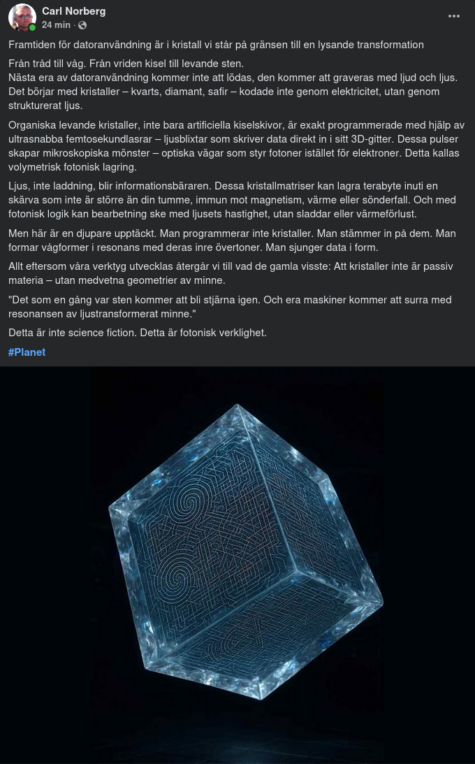 Kristallklar Datorframtid