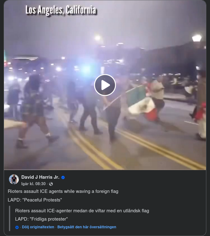 Fredliga Protester..