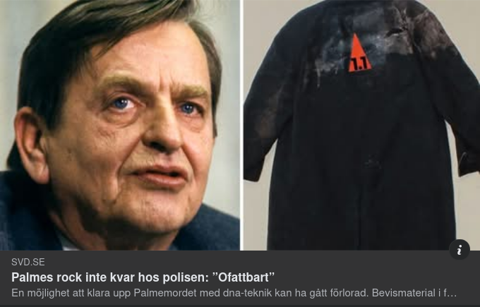 Polisen Har Inte Kvar Palmes Rock