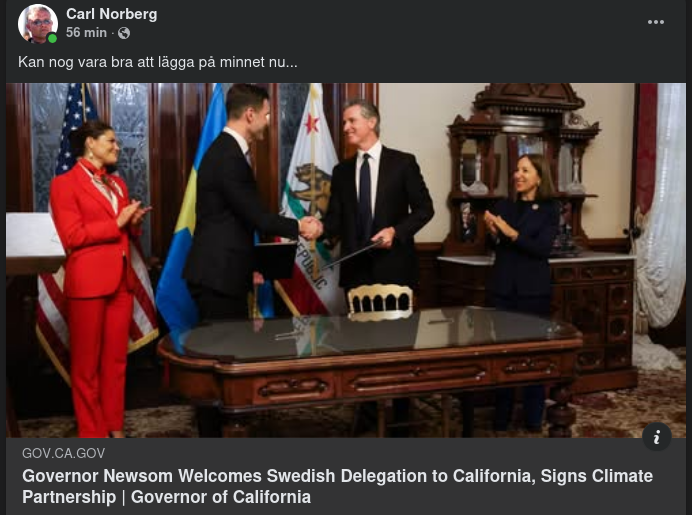 När Newsom Välkomnade Victoria & Daniel