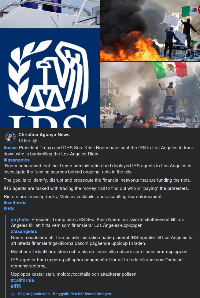 Finansieringssökande IRS