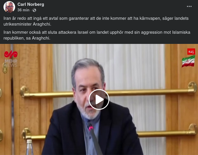 Iran Redo För Ett Kärnvapenavtal