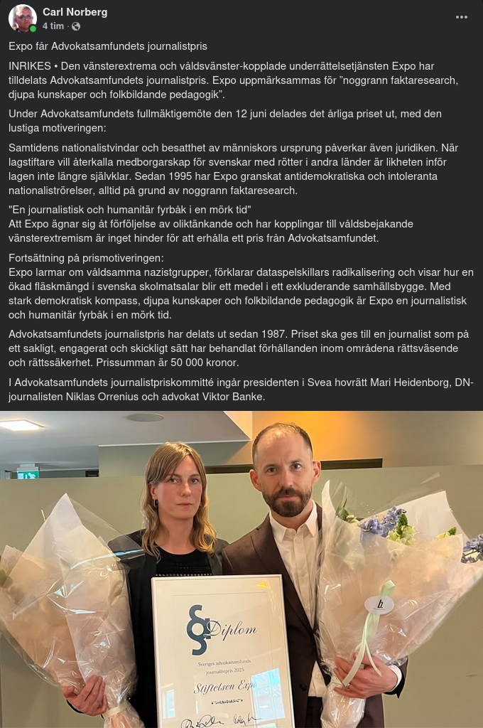 Advokatsamfundet Prisar Expo