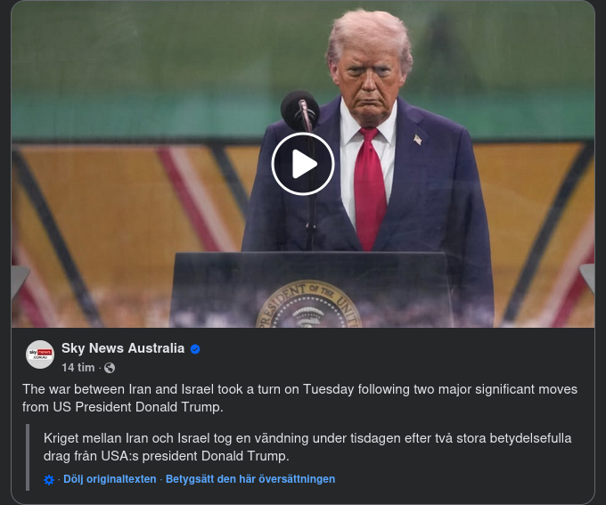 Iran, Israel & Trump