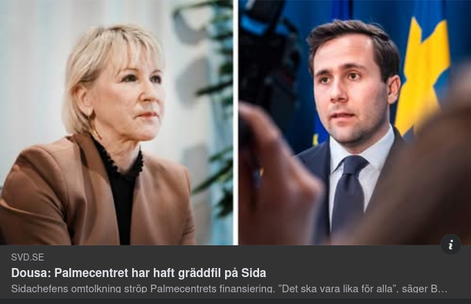 SIDA-Gräddfil För Palmecentret Enligt Dousa