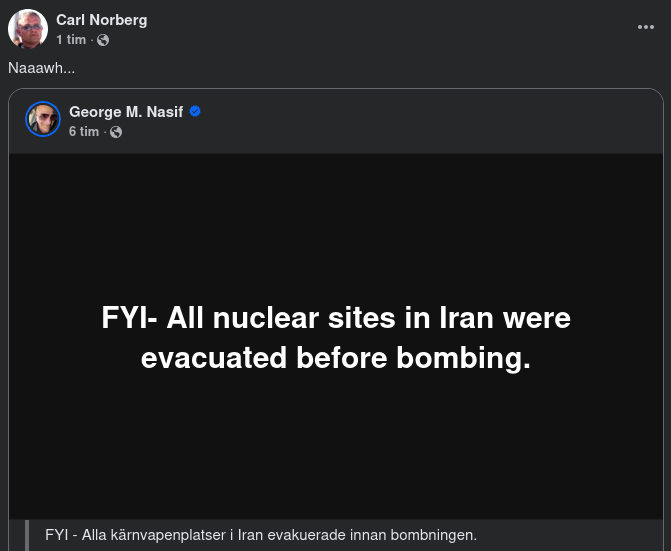 Evakuerat Innan Bombning