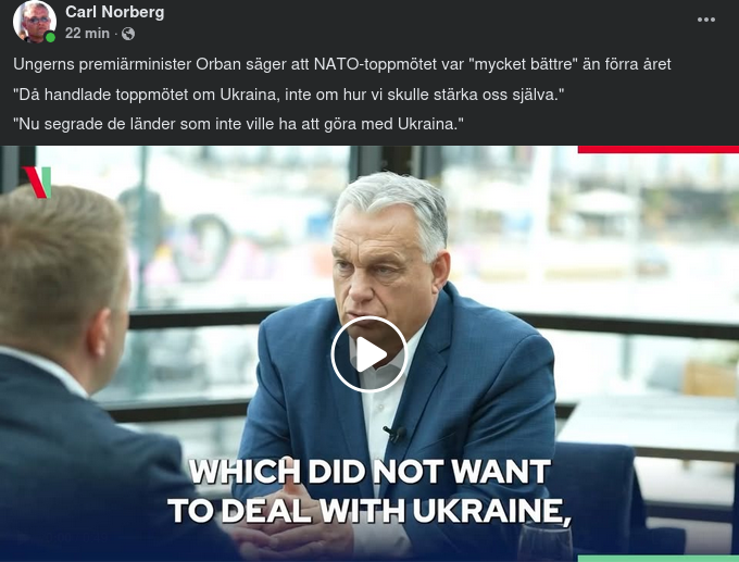 Orban Om Natotoppmötet