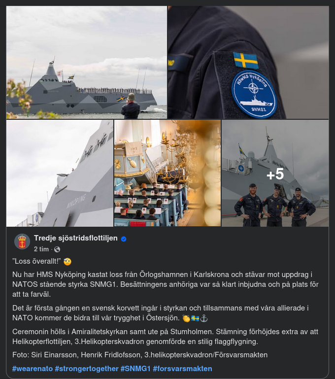 Natouppdragsstävande Korvett