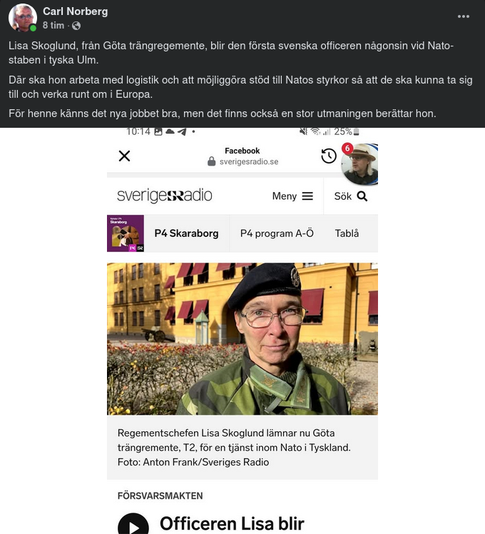 Officer Lisa Skoglund I Natostaben I Ulm