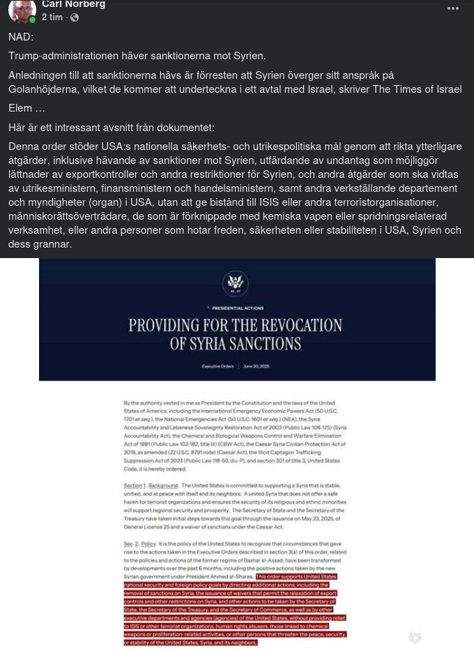 Syrien , Israel & Golanhöjderna