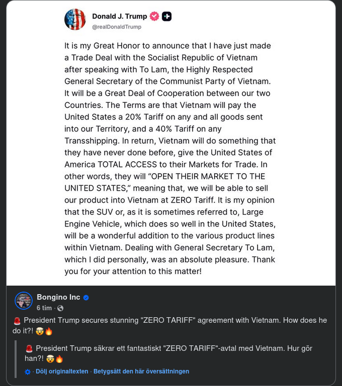 Handelsavtal USA-Vietnam